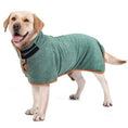 Load image into Gallery viewer, Peignoir de bain pour Chien Oscar et Plume Vert / XS
