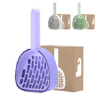 Pelle à litière chat Oscar et Plume en plastique avec poignée ergonomique disponible en plusieurs couleurs