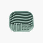 Gamelle anti-glouton silicone Oscar et Plume vert avec compartiments et rainures pour ralentir repas