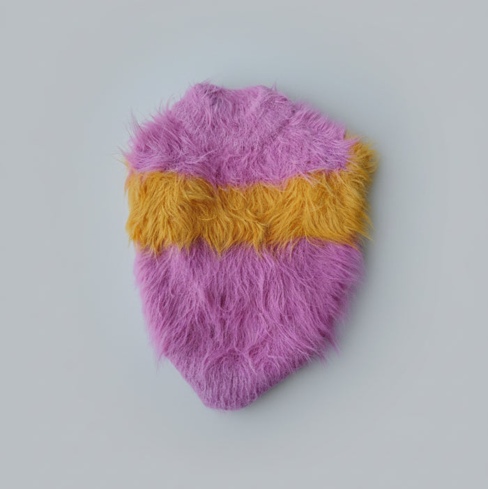 Pull coton doux pour chien en peluche rose et jaune, parfait pour le confort de votre animal