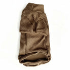 Pull pour teckel en tricot beige avec un design confortable pour les petits chiens