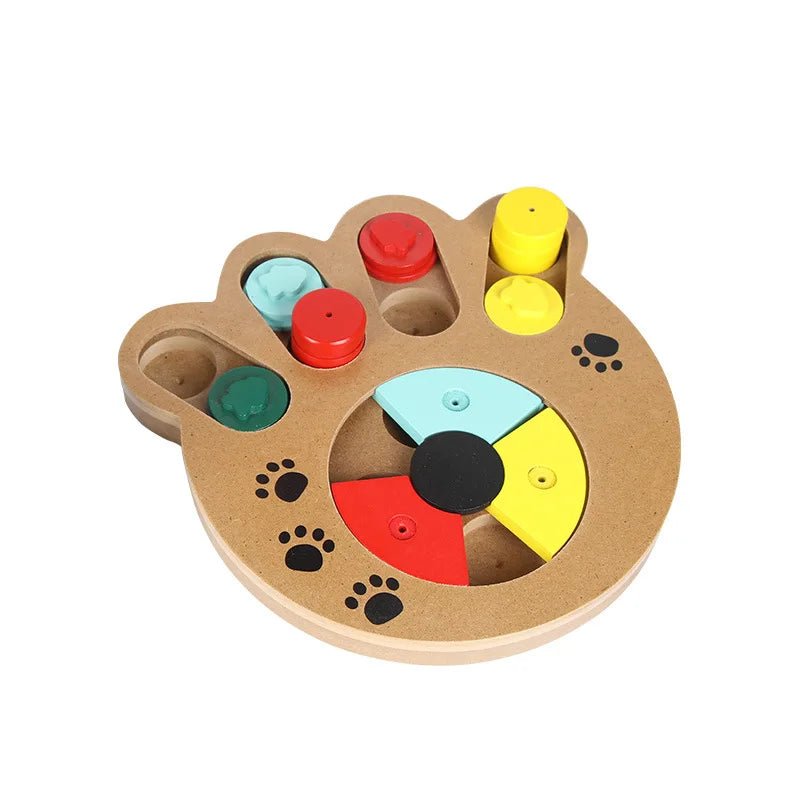 Puzzle en bois multifonction pour chien Oscar et Plume Patte