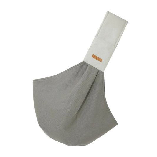 Sac à bandoulière pour petit chien et chat Oscar et Plume Gris foncé