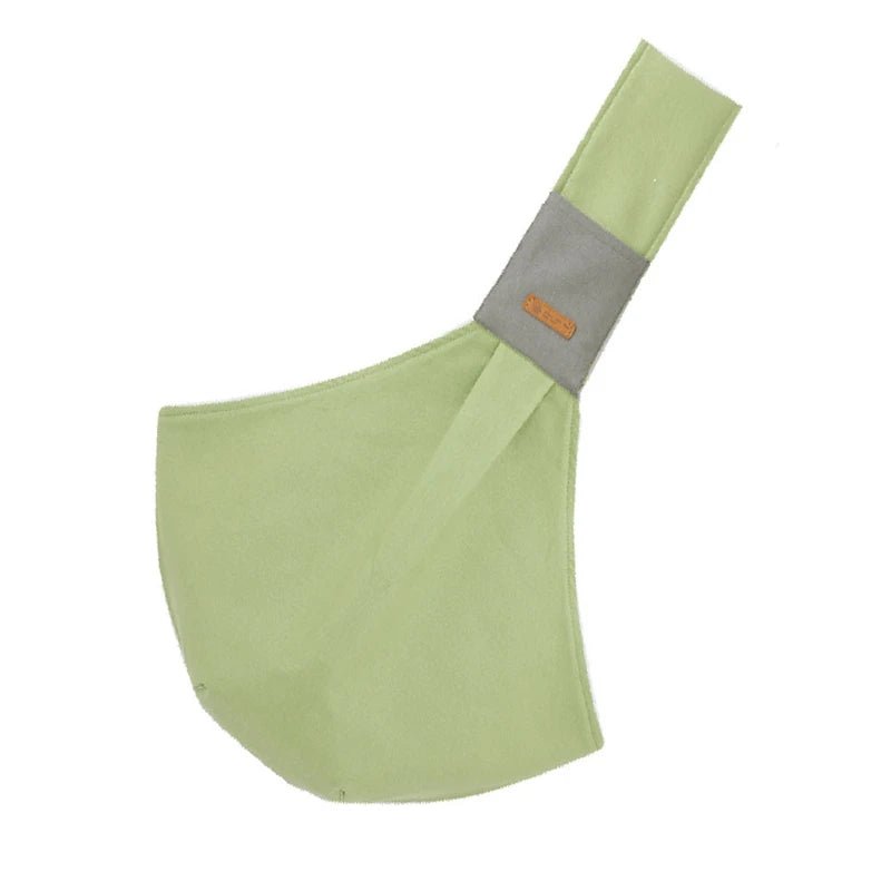 Sac à bandoulière pour petit chien et chat Oscar et Plume Vert