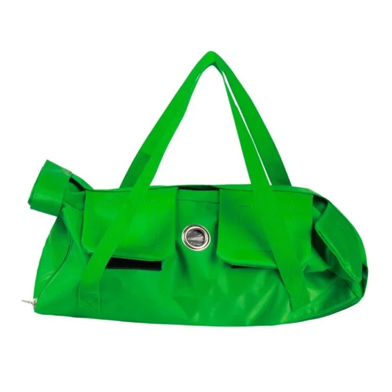 Sac à dos de voyage pour chat ou petit chien Oscar et Plume Vert / S (2-3kg)