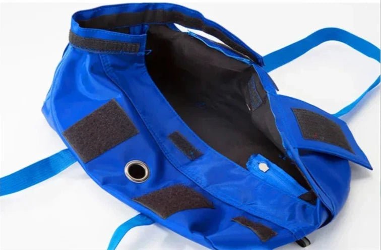 Sac à dos de voyage pour chat ou petit chien Oscar et Plume Bleu / S (2-3kg)