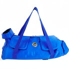 Sac à dos pour chat Oscar et Plume bleu avec ouverture ventilée et bretelles pour transport facile