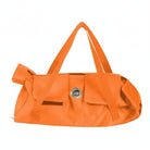 Sac à dos pour chat orange Oscar et Plume avec ouverture d'aération et poignées longues