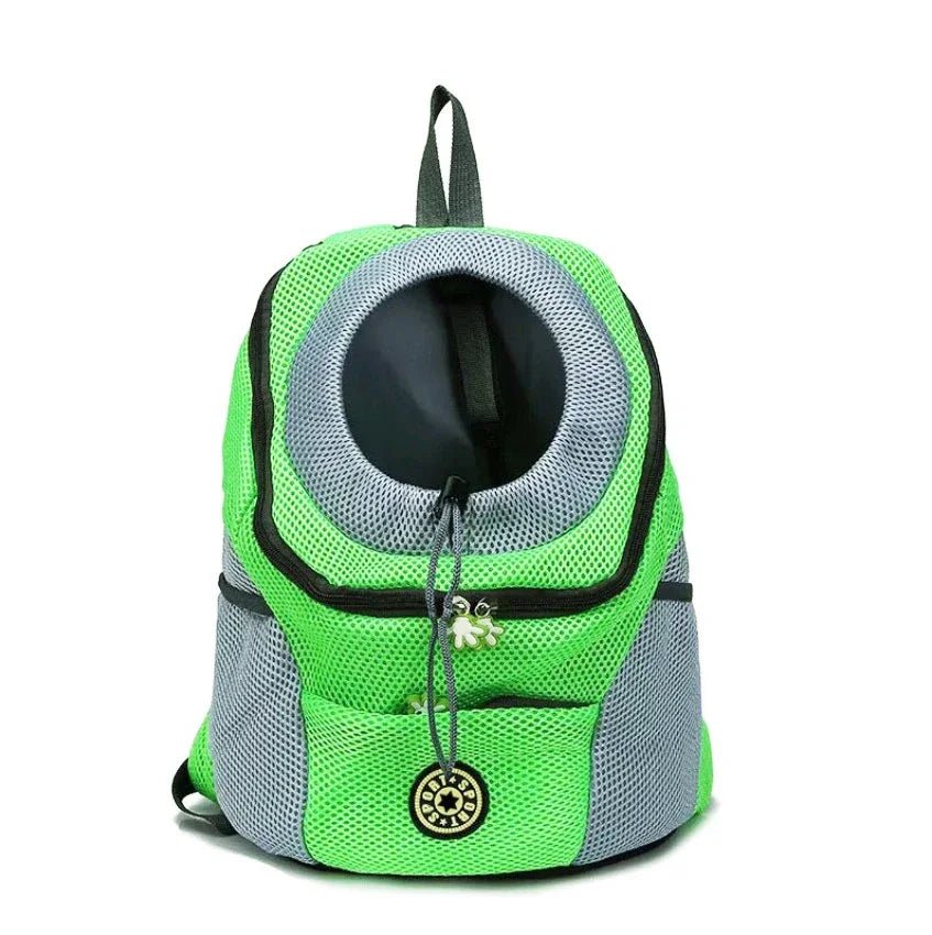 Sac à dos pour petit et moyen chien Oscar et Plume Vert / S : (0-3 kg)