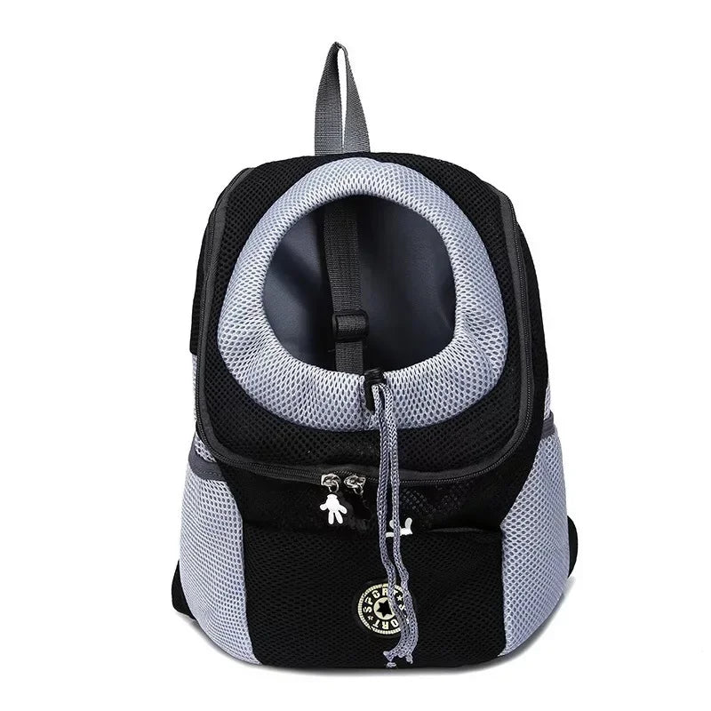 Sac à dos pour petit et moyen chien Oscar et Plume Noir / S : (0-3 kg)