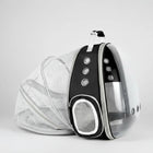 Sac à dos transport chien et chat avec coque transparente et aération pour un transport sécurisé