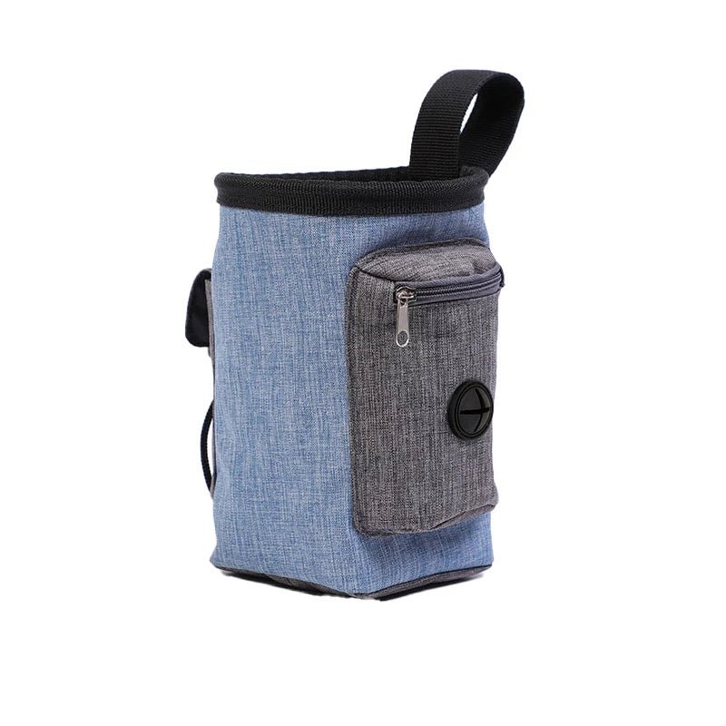 Sac à friandise et distributeur de sac Oscar et Plume Bleu