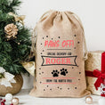 Bild in Galerie-Betrachter laden, Sac de Noël personnalisable pour chien et chat - Oscar et Plume
