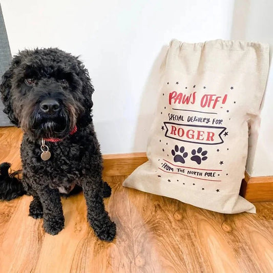 Sac de Noël personnalisable pour chien et chat - Oscar et Plume