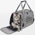 Load image into Gallery viewer, Sac de transport Oscar et Plume Gris foncé
