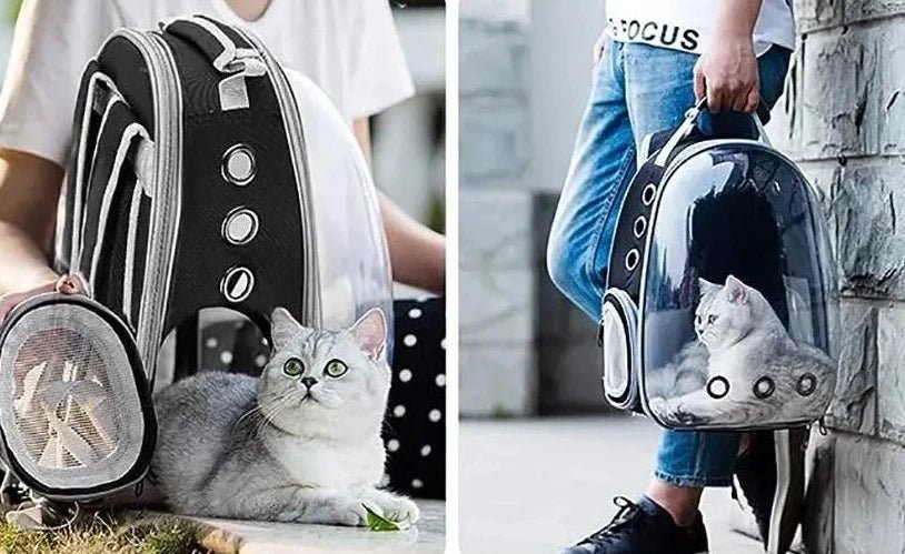 Sac de transport (à dos) pour chat et chien Oscar et Plume