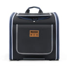 Sac de transport chat et chien noir avec poignée et poches latérales pour animal de compagnie