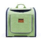 Sac de transport chat et chien vert clair avec poignée et grande ouverture pour animaux