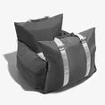 Load image into Gallery viewer, Sac de transport imperméable pour siège de voiture Oscar et Plume Gris foncé
