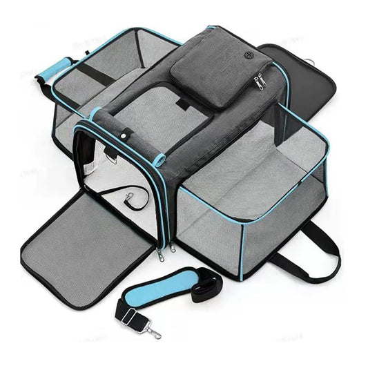 Sac de transport Pliable et Respirant pour chat et chien - Oscar et Plume