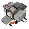 Load image into Gallery viewer, Sac de transport Pliable et Respirant pour chat et chien Oscar et Plume Orange
