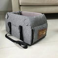 Bild in Galerie-Betrachter laden, Sac de transport portable pour petit chien Oscar et Plume Gris
