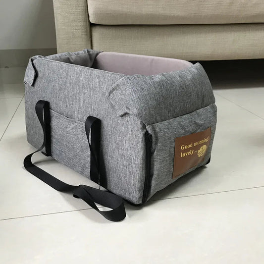 Sac de transport portable pour petit chien Oscar et Plume Gris