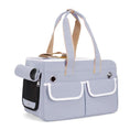 Load image into Gallery viewer, Sac de transport pour chat et petit chien Oscar et Plume Gris
