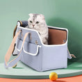 Load image into Gallery viewer, Sac de transport pour chat et petit chien Oscar et Plume Blanc
