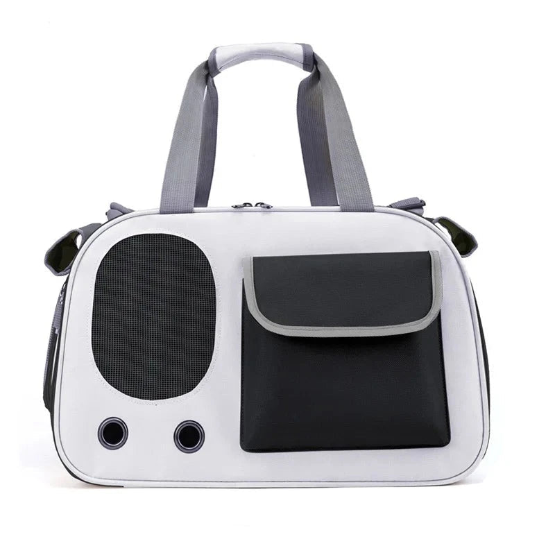 Sac de transport pour chat ou petit chien Oscar et Plume Noir