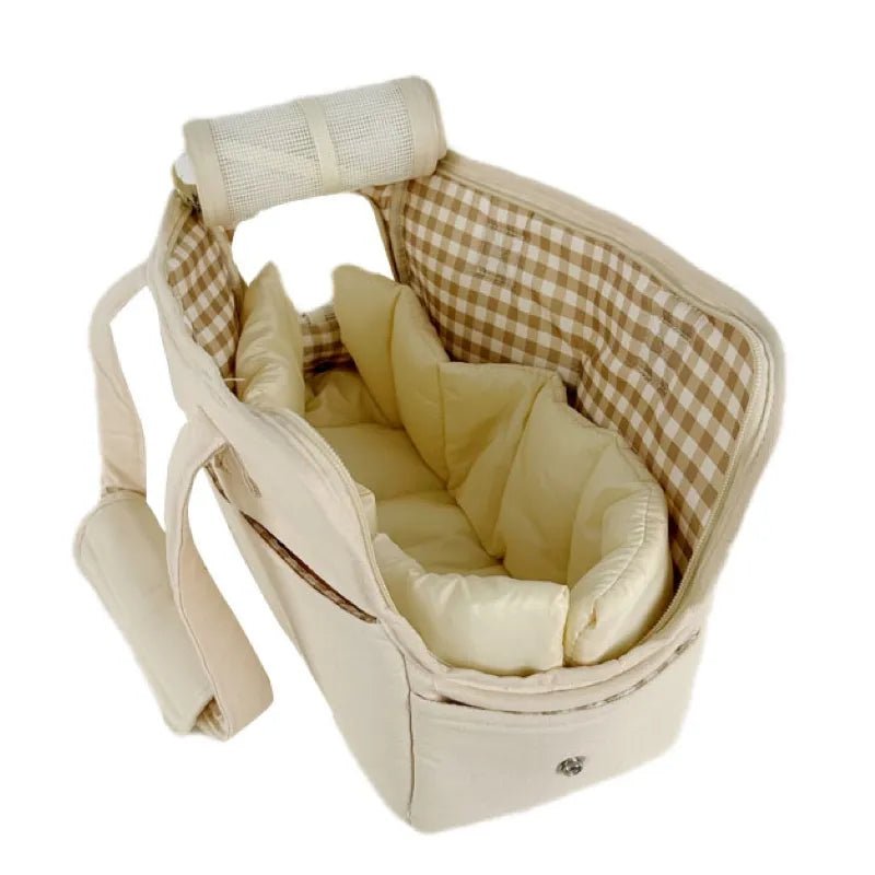 Sac de transport pour petit chien Oscar et Plume Sac Beige / S