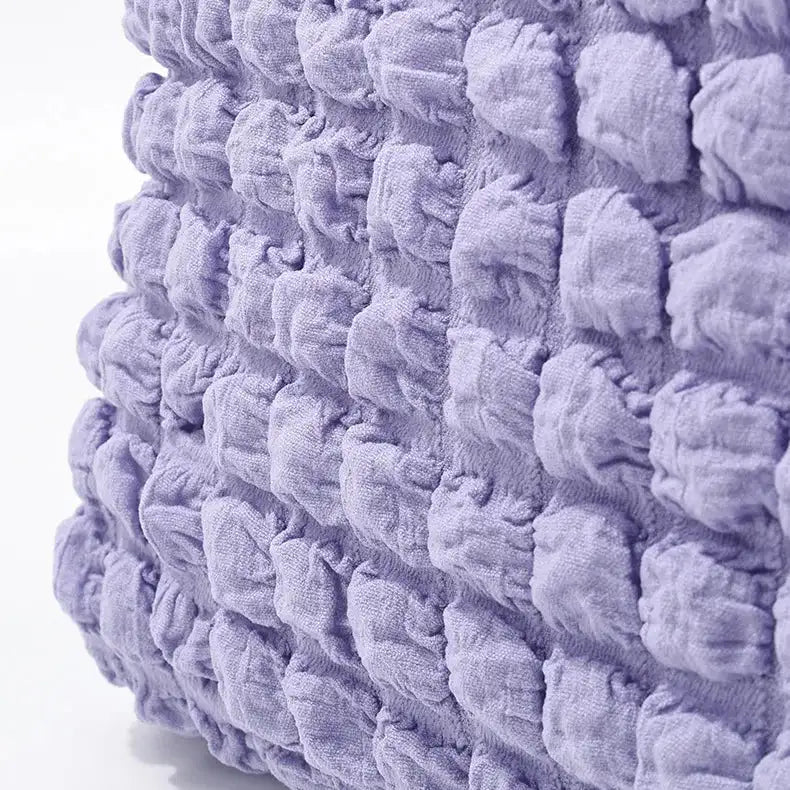 Sac de transport pour petit chien et chat en tissu doux avec un design texturé en violet