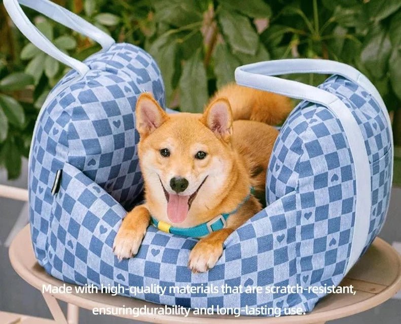 Sac de voyage et Siège de voiture pour petit chien Oscar et Plume