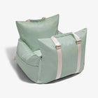 Sac de voyage pour chien Oscar et Plume en vert menthe avec coussins confortables