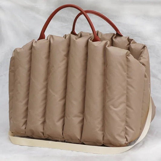 Sac de voyage pour petit chien Oscar et Plume Marron clair / S