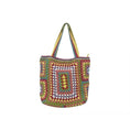 Load image into Gallery viewer, Sac fourre-tout tricoté main crochet Oscar et Plume
