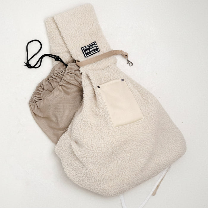 Sac polaire pour petit chien Oscar et Plume en tissu doux et chaud pour le confort de votre animal