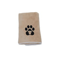 Load image into Gallery viewer, Serviette de bain pour chat et chien Oscar et Plume Marron / 75 x 35 cm
