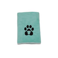 Load image into Gallery viewer, Serviette de bain pour chat et chien Oscar et Plume Vert / 75 x 35 cm
