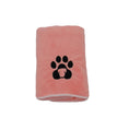 Load image into Gallery viewer, Serviette de bain pour chat et chien Oscar et Plume Rose / 75 x 35 cm
