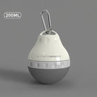 Gourde de voyage pour chien de 200 ml avec design ergonomique et mousqueton pour un transport facile