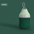 Gourde de voyage pour chien de 400ml avec carabine, pratique pour les sorties en plein air