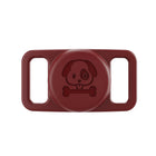 Support AirTag chien rouge avec motif chien Oscar et Plume pour collier animal