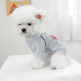 Load image into Gallery viewer, Sweat gris pour petit chien Oscar et Plume XS
