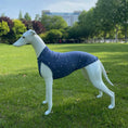 Load image into Gallery viewer, T-shirt de protection pour Lévrier et Whippet Oscar et Plume Bleu Marine / XS
