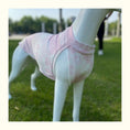 Load image into Gallery viewer, T-shirt de protection pour Lévrier et Whippet Oscar et Plume Bleu Marine / XS
