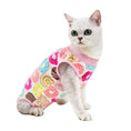 Load image into Gallery viewer, T-Shirt post opération pour chat Oscar et Plume Donut / S
