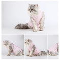 Load image into Gallery viewer, T-Shirt post opération pour chat Oscar et Plume Bleu / S
