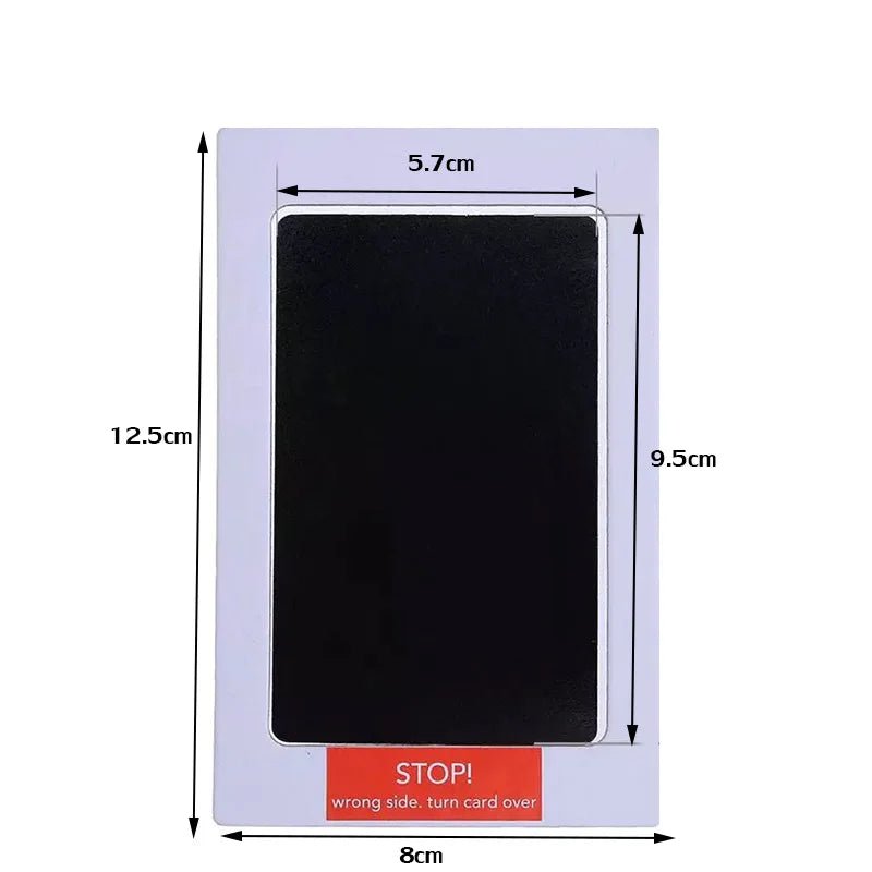 Tampon empreinte patte chien sur fond blanc avec dimensions 5.7cm x 12.5cm pour capturer les empreintes de votre animal