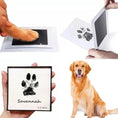 Load image into Gallery viewer, Tampon encreur pour empreintes de pattes de chien et de chat Oscar et Plume Noir
